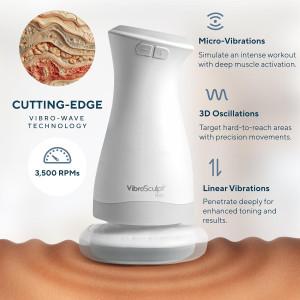 Vibro Sculpt PRO: Wireless Anti-Cellulite Massage Gun for Smooth Skin