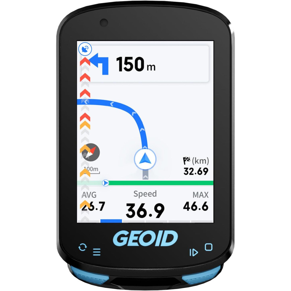 Ordinateur Vélo CC600 GPS Coloré WiFi Bluetooth, Navigation Rapide