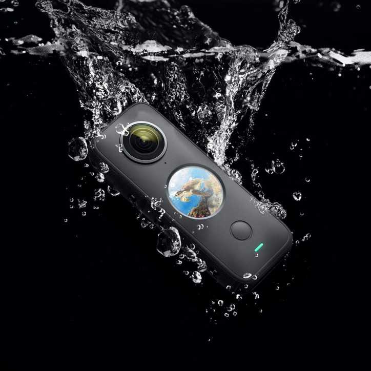 Insta360 ONE X2 5.7K 360° Waterproof Action Camera with Stabilization, Touchscreen, AI Editing, Live Streaming