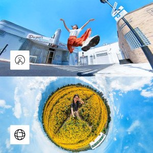 Insta360 ONE X2 5.7K Waterproof 360° Action Camera with AI & Stabilization