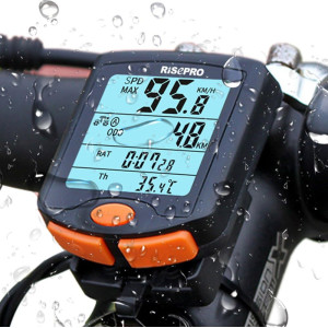 RISEPRO Wireless Bike Computer - Waterproof Speedometer & Odometer