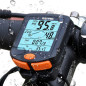 RISEPRO Wireless Bike Computer YT-813, Waterproof Speedometer & Odometer with Backlit 4-Line Display