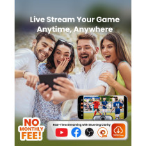 Caméra Sport 4K 60FPS Chameleon AI – Suivi Football & Basket