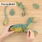 Dino télécommandé VERTOY - Grand Vélociraptor lumineux et sonore, cadeau idéal 3-12 ans