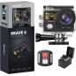AKASO Brave 4 4K30fps 20MP WiFi Action Camera with EIS, 131ft Waterproof, Remote, 2 Batteries & Helmet Kit