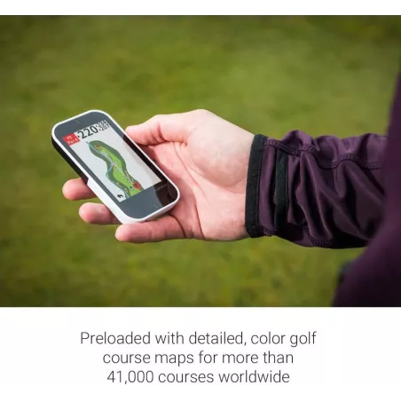 Garmin Approach G80 GPS Golf Tout-en-Un avec Moniteur de Lancement Intégré, Écran Tactile 3,5 Noir/Blanc