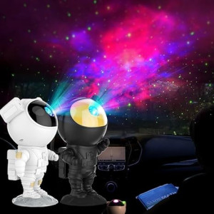 SFOUR Astronaut Galaxy Projector Night Light – Kids & Adult Room Decor