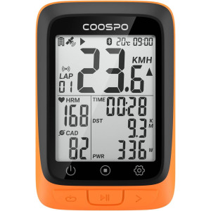 COOSPO Wireless GPS Bike Computer with Bluetooth, Waterproof & Backlight