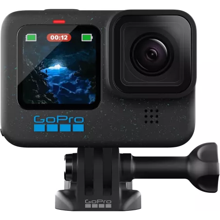 GoPro Hero12 Black - Caméra Action 5.3K60 Étanche & Stab.
