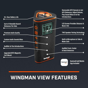 Bushnell Wingman View Golf GPS Speaker – Accurate Course Guidance