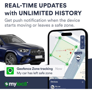 4G LTE Magnetic GPS Tracker for Vehicles - Real-Time Location + App