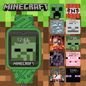 Montre Intelligente Minecraft Enfants – Écran Tactile & Caméra
