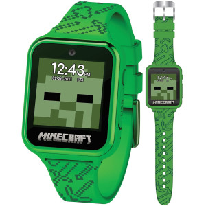 Minecraft Kids Smart Watch – Touchscreen, Camera, Games & More