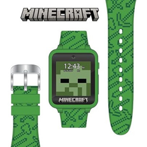 Minecraft Kids Smart Watch – Touchscreen, Camera, Games & More