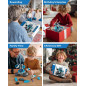 Kit Robot STEM 5 en 1, 398 pièces, contrôle APP & télécommande, jouet éducatif pour enfants 6-12+ ans