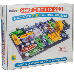 Snap Circuits 203 Kit | 200+ STEM Projects | 42 Modules & Color Manual