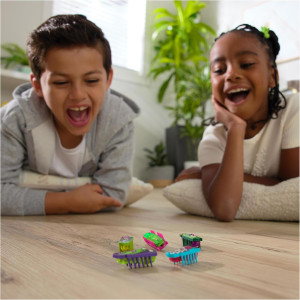 HEX BOTS Nano 5 Pack - Mini Robots Sensoriels pour Enfants & Chats