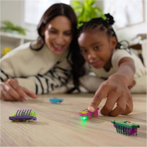HEX BOTS Nano 5 Pack – Mini Robot Sensory Toy for Kids & Cats