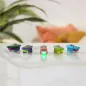 HEX BOTS Nano 5 Pack - 4 Mini Robots + Flash Bot Bonus, Jouet Sensoriel Vibrant pour Enfants & Chats 3+