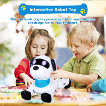 Yiman Remote Control Robot Dog Toy – Interactive, Programmable, LED Eyes