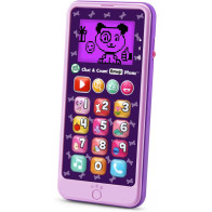 LeapFrog Chat & Count Emoji Phone - Purple Kids Learning Toy