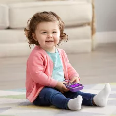 Téléphone Emoji LeapFrog Chat and Count - Violet, Apprentissage et Jeu Educatif