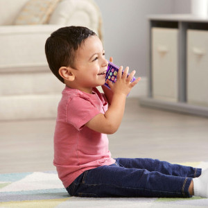 LeapFrog Chat & Count Emoji Phone - Purple Kids Learning Toy