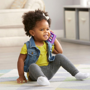 LeapFrog Chat & Count Emoji Phone - Purple Kids Learning Toy