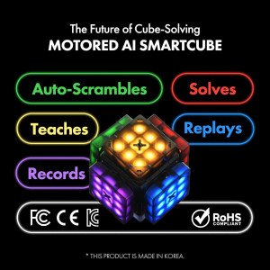 Connect AI Robot Cube | Smart Self-Solving STEM Puzzle with Music & 10 Modes