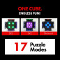 Connect | Cube Robot IA Auto-Mélangeant & Cube Intelligent, 10 Puzzles, Solveur Rapide, Musique, Expérience X-Mars