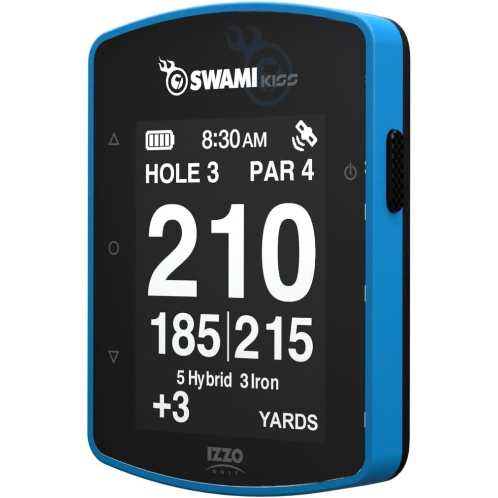 Swami KISS 2.0 Blue Handheld Golf GPS Rangefinder with Magnets