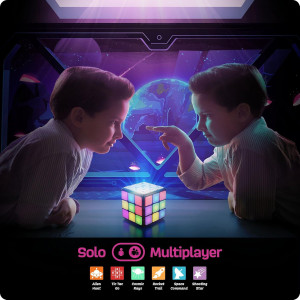 Rechargeable Game Activity Cube - Fun Brain Games for Kids & Teens