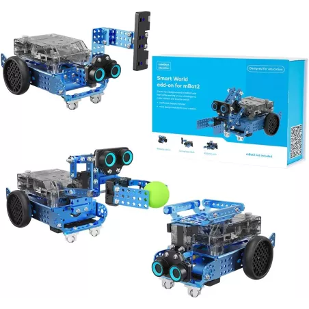 Makeblock Smart World Pack 3-en-1 pour Robot Programmable mBot2 - Kit d'Extension Jouet