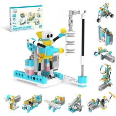 Robot Intelligent 72-en-1 Kit Éducatif STEM, Jeu de Construction Robotique DIY pour Enfants 6+
