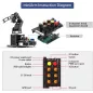 Bras Robotique 5DOF Arduino AI Open Source STEM Kit Éducatif Programmation Science & Robotique