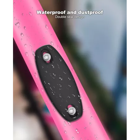 Traceur Vélo Compatible Apple Find My iOS, Caché Anti-Vol Étanche pour Vélo et Moto