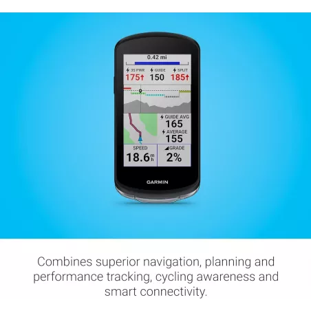 Garmin Edge 1040 GPS Vélo : Précis, Batterie Longue Durée