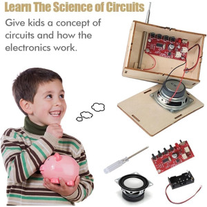 STEM Science Kits & DIY Radio Crafts for Kids & Teens Age 5-15+ Gifts