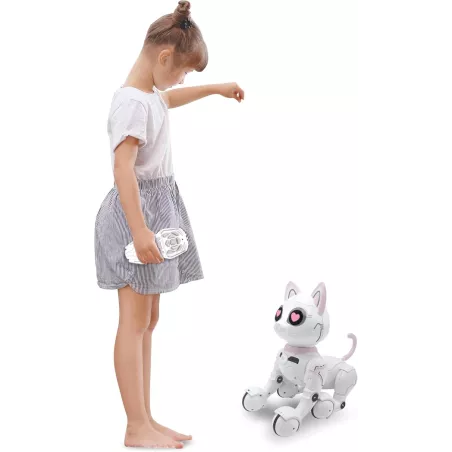 LEXiBOOK Power Kitty® - Robot Chat Télécommandé Programmable