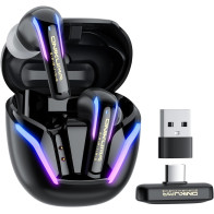 2.4G Wireless Gaming Earbuds with ENC Mic & Low Latency for PS5/PC