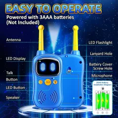 Talkie Walkie Astronaut 3000FT - Jouets Robots Enfants 2PCS