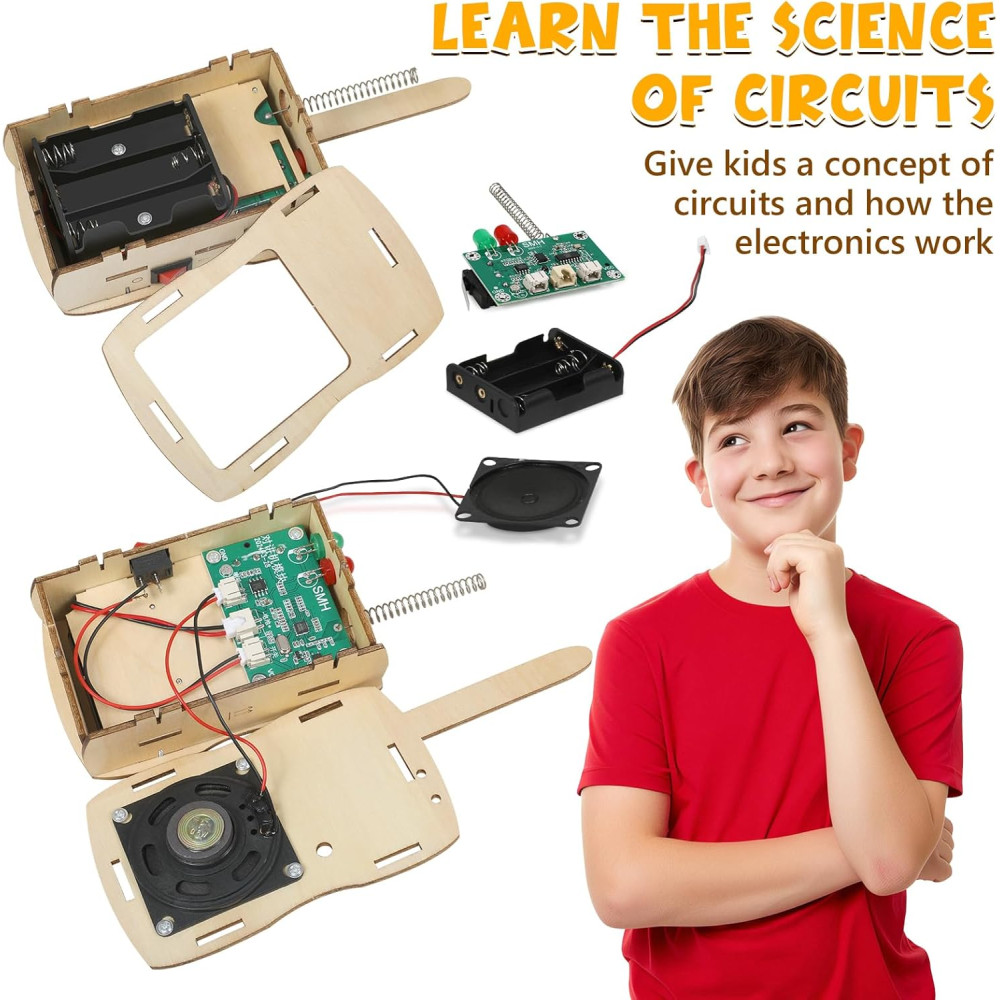 STEM Walkie Talkie Kit for Boys & Girls Age 8-14 | DIY Science Toy Gift
