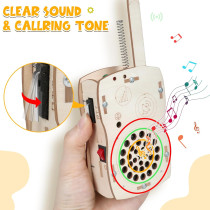 STEM Walkie Talkie Kit for Boys & Girls Age 8-14 | DIY Science Toy Gift