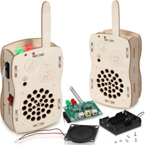STEM Walkie Talkie Kit for Boys & Girls Age 8-14 | DIY Science Toy Gift