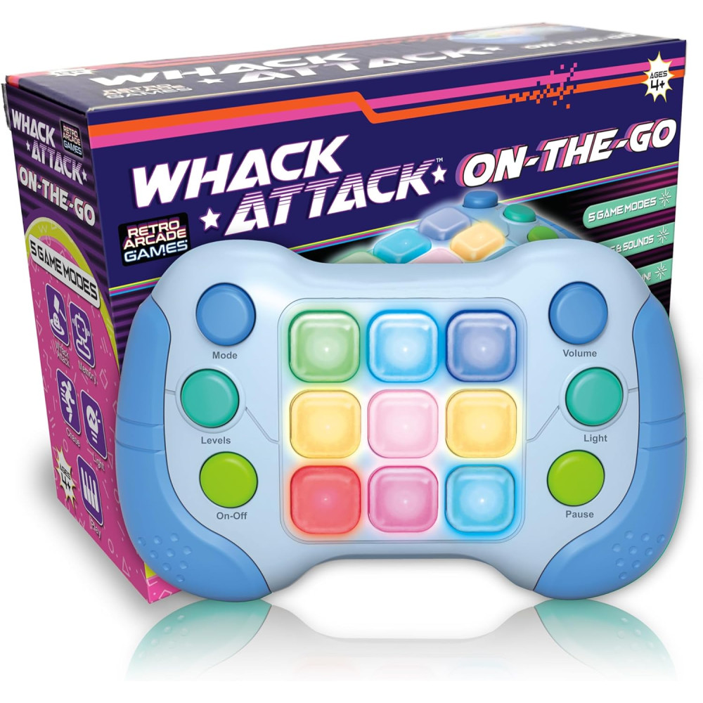 Whack Attack On-The-Go: Flashing Handheld Brain & Memory Game for All Ages
