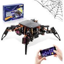 Programmable Bionic Spider Robot Kit – STEM Toy for Kids & Teens Ages 8-12