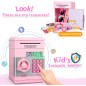 Electronic Kids Piggy Bank ATM Machine - Birthday Gift Toy for Girls Ages 5-10 Money Safe