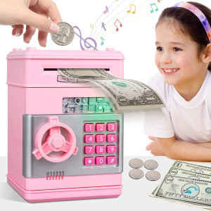 Kids Electronic Piggy Bank ATM – Birthday Gift for Girls Age 5-10