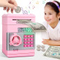 Electronic Kids Piggy Bank ATM Machine - Birthday Gift Toy for Girls Ages 5-10 Money Safe
