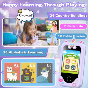Kids Smart Phone for Girls 3-10 | Educational Toy with Camera & Games